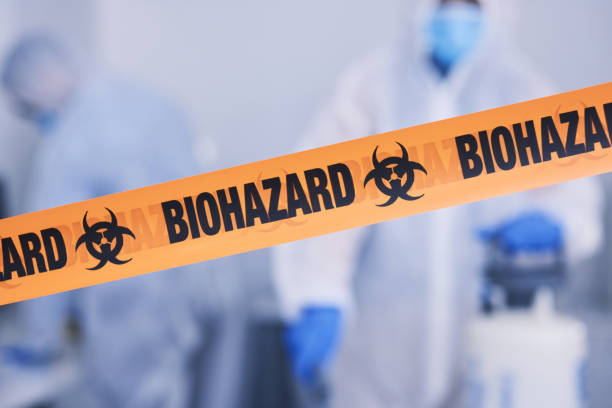 Professional Biohazard Cleanup technician working in Riverdale, NE